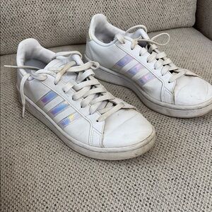 Women's White Adidas Grand Court sneakers